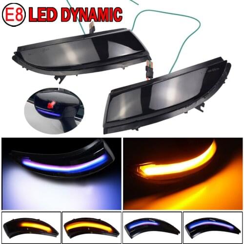 For Renault Captur Kaptur 13-16 Clio IV MK4 13-18 Zoe Dynamic Turn Signal Light LED Mirror Sequential Indicator Blinker Lamp