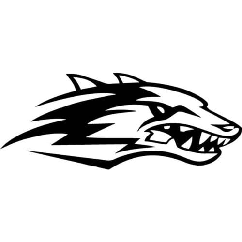 Creative Personality Wolf Head Car Sticker Pvc Fashion Auto Body Windshield Bumper Waterproof Decal Decoration 16cm*6cm