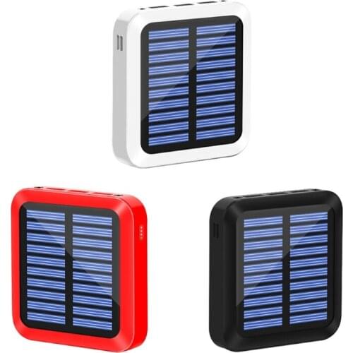 Mini Portable Solar Power Bank 10000 MAh Small Convenient Mobile Power for Phone 448A