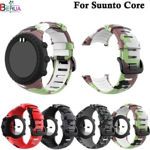 High quality Brand new sport strap For Suunto Core smart watch replace silicone wristband fashion watch band luxury accessories
