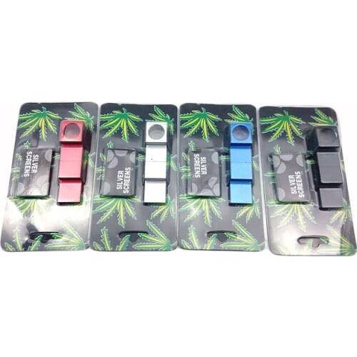 High-grade Quality Metal Pipe Fold Whistle Rasta Tobacco Pipe Smoking Pipes Filter Mesh Mill Smoke Narguile