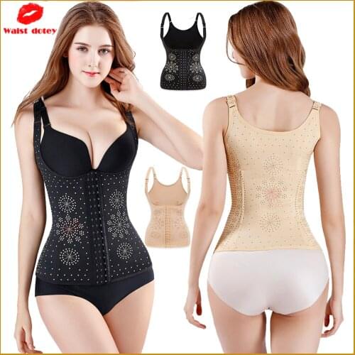 Women Waist Shapewear Corset Shaper Band Bodybuilding Caffeine body shaping top negative ion belly contracting Trainer vest