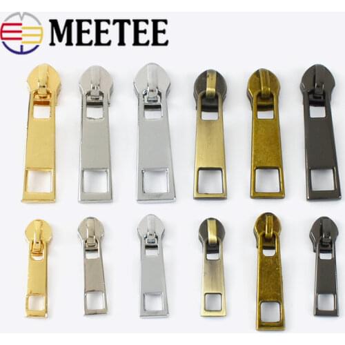 10/20pcs Sewing Zipper Sliders for 3# 5# Nylon Zips Purse Pencilbag Pocket Zip Head Pulls Repair Kits DIY Accessories ZT139