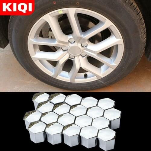 20pcs Electroplate Tire Wheel Screw Bolts Head Cover Cap Wheel Nut Bolt for Renault Koleos Samsung QM6 2016 - 2020