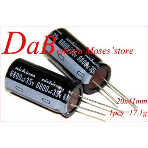 35v 6800uf +/- 20% Capacitance Japan 100% Original New VR Audio Capacitors Electrolytic Capacitor Radial 20x41mm