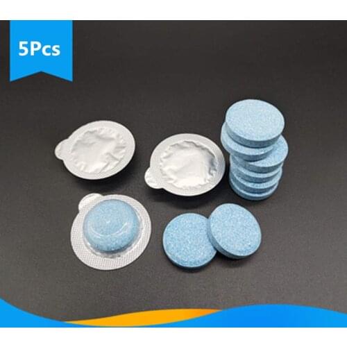 5Pc=20L Glass Fine Wiper Car Windshield Cleaner Solid Wiper Auto Glass Window Cleaner Tablets Car Care Maintenance Accessories