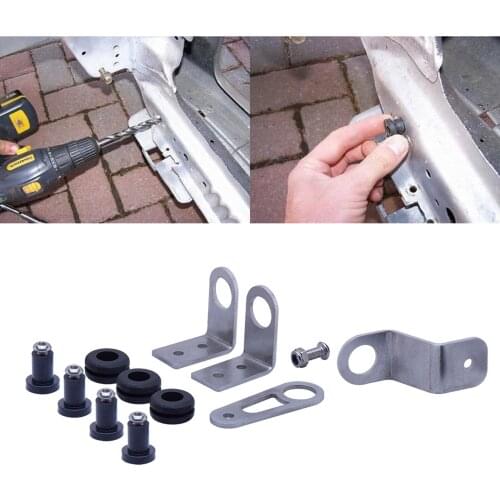 Bolt On Radiator Bracket Kit For K Swap K Series EG DC2 EK ALL K20-K24 Engine K-Swap K-Series Silver