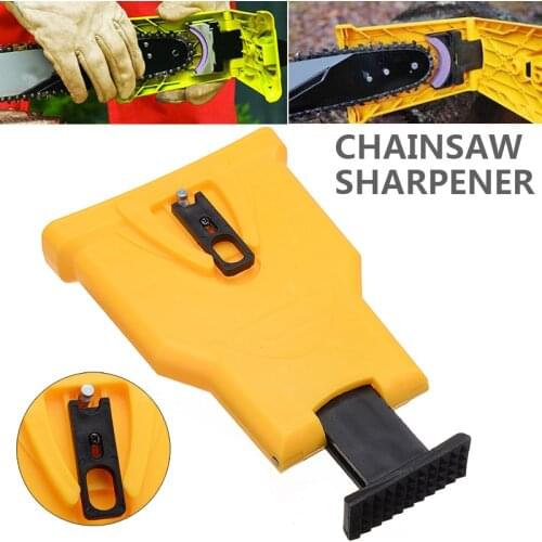 1pc Quick Chainsaw Teeth Sharpener Grinding Chain Tool Woodworking Whetstone Grinding Chain Grinder Sharpening Tools