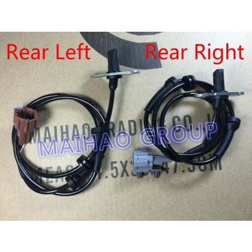 2pcs/lot ABS SENSOR REAR LEFT 47901-EB70A 47901EB70A and REAR RIGHT 47900-EB70A 47900EB70A for NAVARA D40 2005-2014