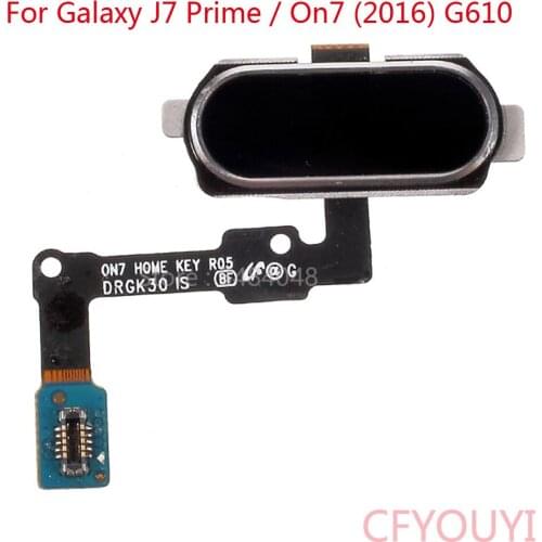 For Samsung Galaxy J7 Prime / On7 (2016) G610 Fingerprint Sensor Home Return Key Menu Button Flex Cable