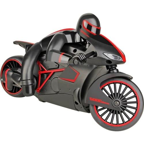 EBOYU(TM) 333-MT01B High-Speed 2.4GHz RC Motorcycle Full Scale Electric Remote Control Off Road Motorcycle Car w/ LED Headlights