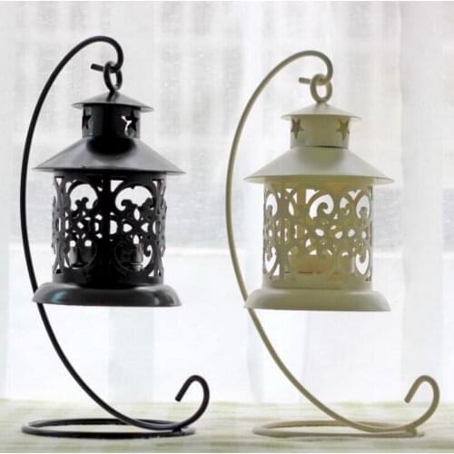 European classical iron table ancient candle holder wedding celebration home crafts creative decorative candle holder