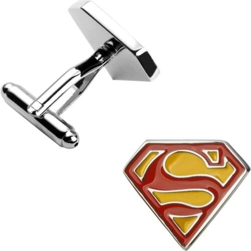 French men jewelry fashion mens shirts cufflinks red Huang Chaoren cufflinks superhero 5 on packing/wholesale free shipping