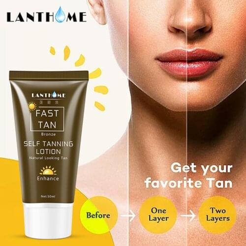Body Tanning Set Quickly Coloring Face Body Natural Tan Cream Drops Body Tanning Lotion Skin Care Tanning Cream Tanner