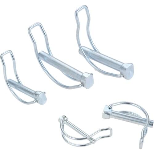 DRELD 5/4/2pcs Quick Lock Release Trailer Towing Coupler Safety Pin Bicycle Stroller Cargo Boat Hitch Hook Clip M4.5/M8/M10/M11