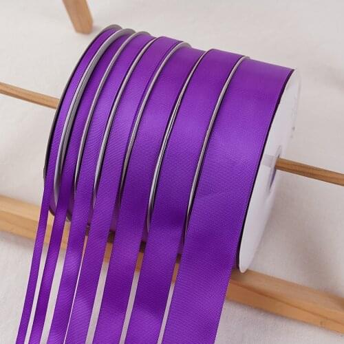 Purple Grosgrain Ribbons 100Yards/91Meters Ribbon Wedding Christmas Webbing Baking Cake Gift Flower Wrapper Hand DIY Material