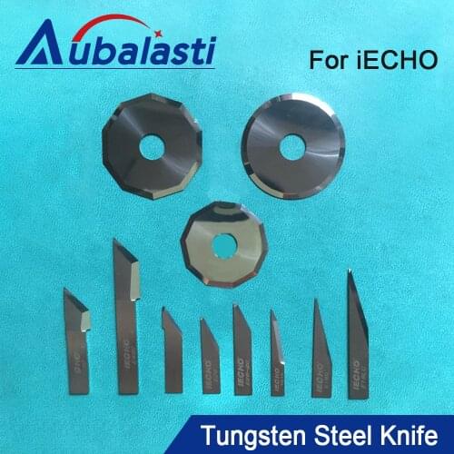 Aubalasti iECHO Tungsten Carbide Blade Tungsten Steel Vibration Knife Blade Cutting Knife for Vibrating Knife Cutting Machine
