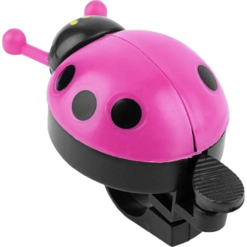 \Lovely Kid Beetle Ladybug Ring Bicycle Bell Cycling Bike Ride Horn Alarm Trumpet Ring Horn Sound Warn Louder Wings Cute Gift
