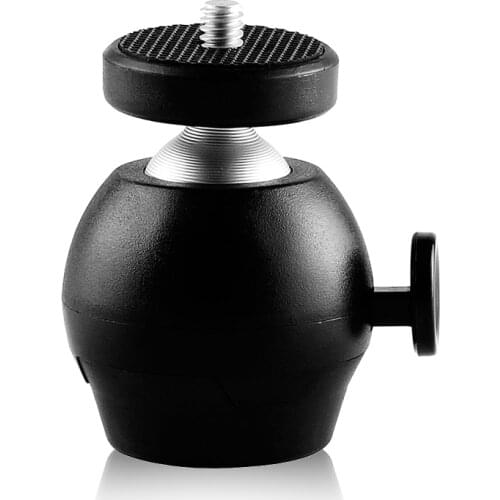 Camera mini tripod ballheads 360 degree adjustable phone ball head photography video 1/4 screw projector ballheads selfie stick