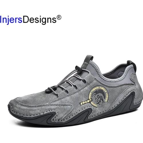 New Arrival Pigskin Men Shoes Fashion Elastic Band Causal Shoes Men Soft Comfortable Handmade Loafers Big Size 46 Driving Shoes