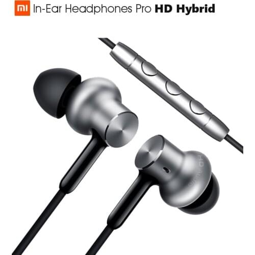 Original Xiaomi Hybrid Pro HD Earphone Tri-Driver Dual Dynamic + Balanced Armature Mi In-Ear Headset Pro-HD Wired Control