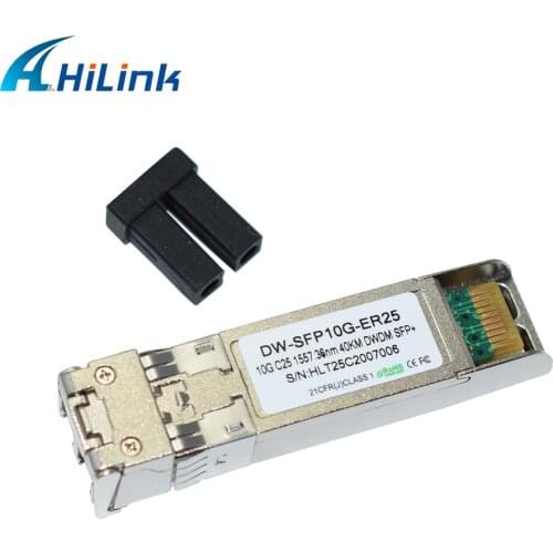Compatible10G SFP+ DWDM C25 1557.36nm 40km Optical Transceiver Optical Module