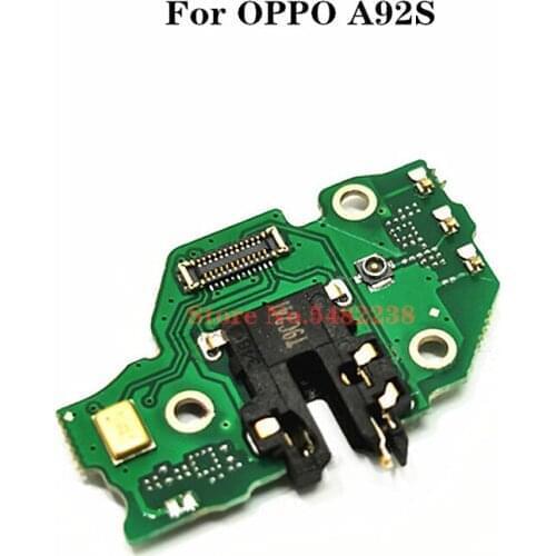 Original Headphone Jack MIC Connector For OPPO A92S Microphone Earphone Jack Flex Cable For OPPOa92s