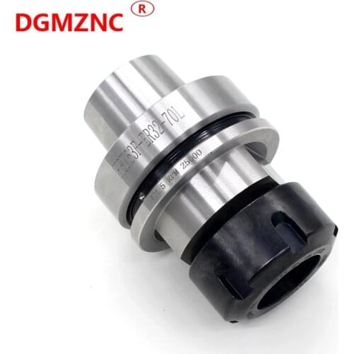 Precision 0.002 HSK63F ER32 ER40 70L 100 collet chuck engraving toolholder for CNC mill balance G2.5 Woodworking machine Milling