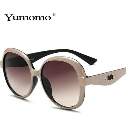 Plastic Classic Vintage Sunglasses Women Oversized Round Frame Luxury Brand Designer Female Glasses Big Shades Oculos