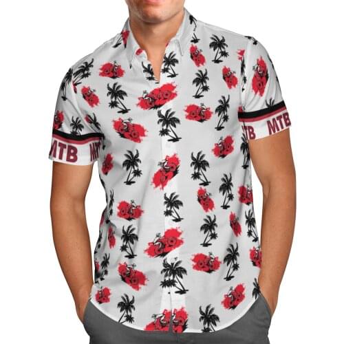 Cycling 3D Print Beach Hawaiian 2021 Summer Anime Shirt Short Sleeve Shirt Streetwear Oversized 5XL Camisa Social Chemise Homme