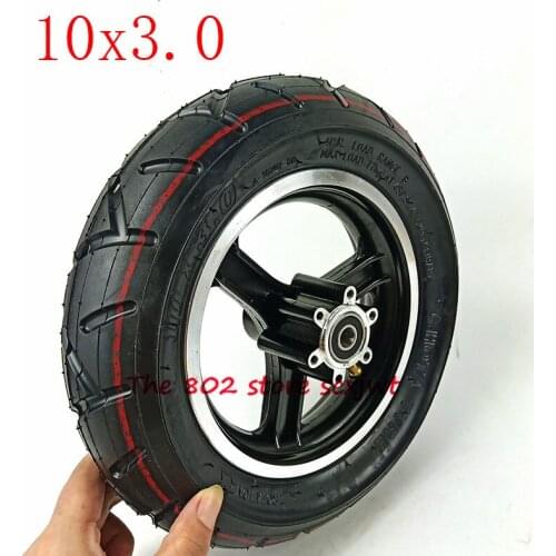 Super 10 inch pneumatic wheel10x3.0 tire inner tube&alloy Disc brake rims for Electric Scooter Balancing Hoverboard 10*3.0 tyre