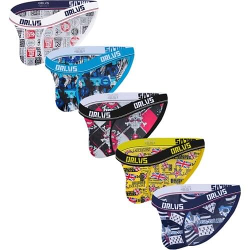 3PCS/LOT Sexy Men Briefs Underwear Set Ice Silk Mens Underware Soft Male Panties Free Shipping Gay Bikini Mulit Colors Wholesale