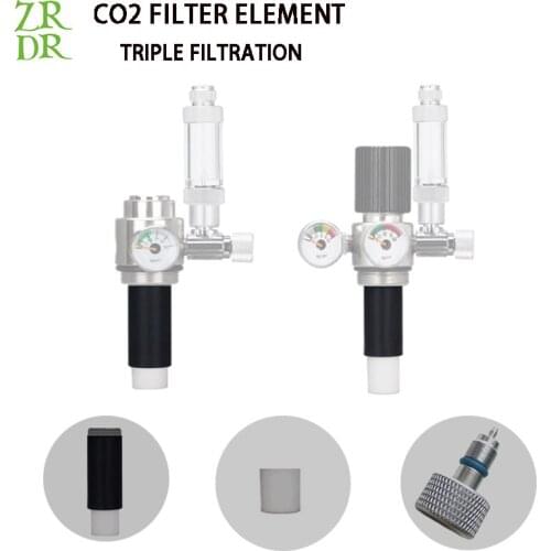 ZRDR aquarium CO2 regulator generator accessories regulating valve, closed and opened to adjust the output size CO2 accessories