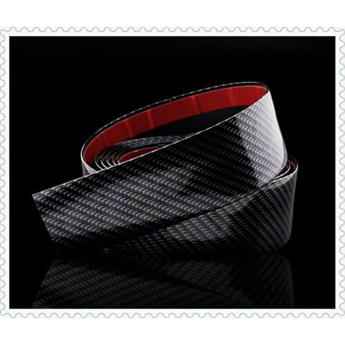 1M car door sill anti-tread decorative strip carbon fiber pattern for Renault twingo 2007 master 2006 laguna 2001 2005 2009