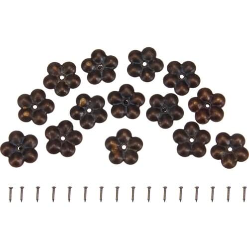 50Pcs 19mm Antique Bronze Upholstery Nail Jewelry Chest Wine Gift Box Decor Tack Stud For Furniture Hardware
