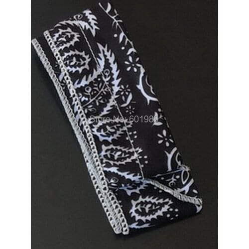 50Pcs Black Leaf Non-toxic Neck Cooler Scarf Body Ice Cool Cooling Wrap Tie Headband Scarf Arm Wrist Headbands Towel