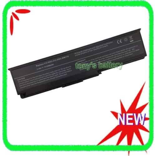 6Cell Battery for Dell Inspirn 1420 Vostro 1400 MN151 MN154 WW116 FT080 FT092 FT095 NR433 312-0543