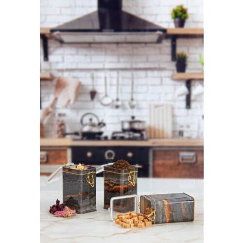 ALASSO ekmek kutusu dolap demir aperatif kutusu masaüstü bitirme toz geçirmez saklama kutusu depolama kutusu kaleci gıda yapılan