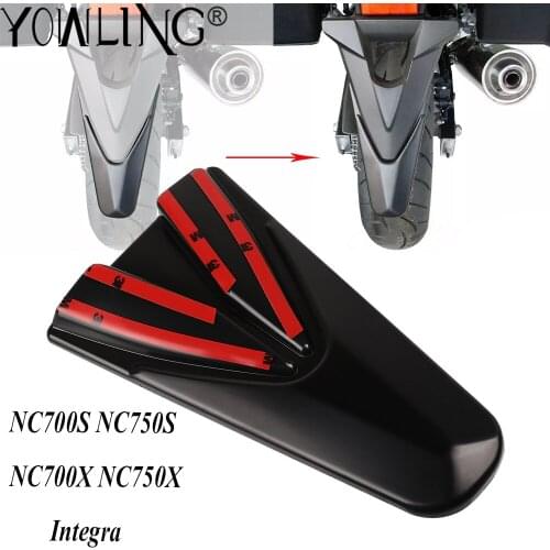 For Honda NC750X NC700X NC 700 750 X 2012 2013 2014 2015 Motorcycle Rear Extend Fender Plate Mudguard TireWheel Mud Splash Guard