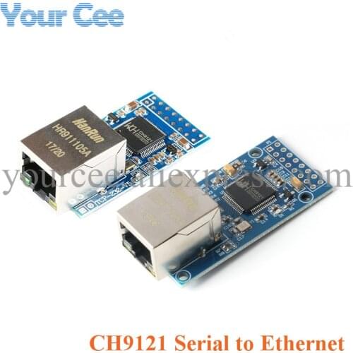 CH9121 Serial to Ethernet Network Module Convertor Module RJ45 Microcontroller Industrial Grade SCM Networking STM32 UART