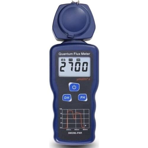 Digital Quantum Flux Meter Light Photosynthetic Effective Radiation Intensity Tester Wavelength 400-700nm Waterpoorf Probe Box