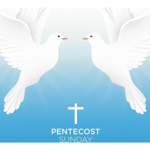 Happy Pentecost Holiday Backdrop Party Photography Background Celebration Photo Booth Studio Decor