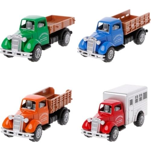 Working Truck Vintage Vehicles Model Kids Playing Car Toy Roleplay Action