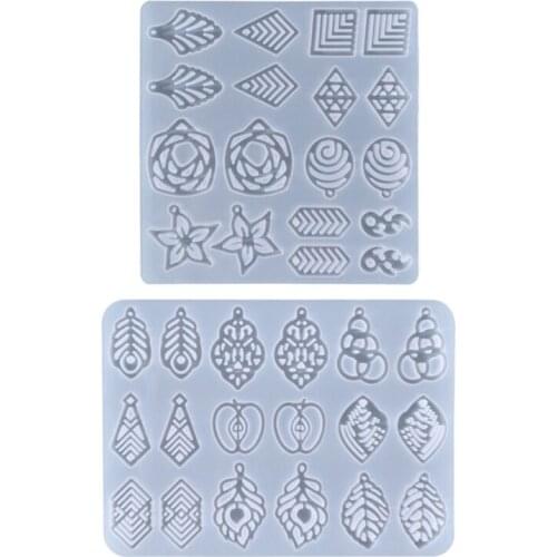 Flower-shaped Earring Combination Earrings Mold Serving Board Silicone Mold Home Decoration Mold Suitable for Women