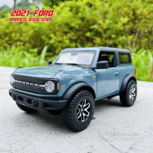 Maisto 1:24 Newly launch 2021 Ford Bronco Badlands alloy car model handicraft decoration collection toy tool gift die-casting