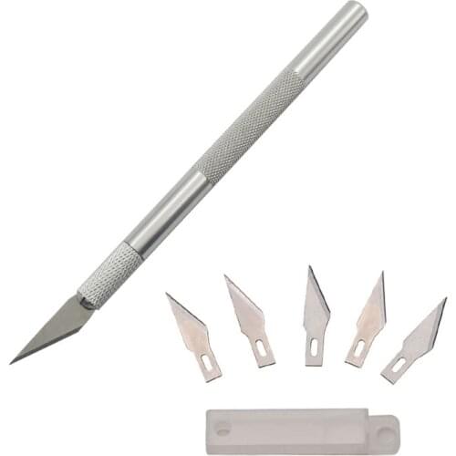 1 Piece Of Stainless Steel Silver Carving Knife Sculpture Tool Soft Clay Making Pottery Diy Carving Craft Carving Knife