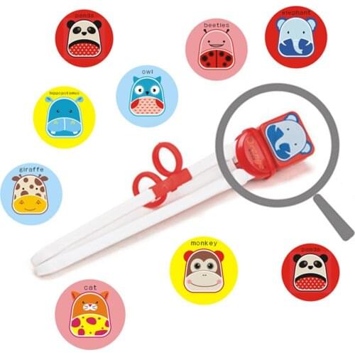 1Pcs Cute Cartoon Learning Training Chopstick Kid Adults Beginners Children Left/Right Hand Chinese Chopstick Learner Gifts