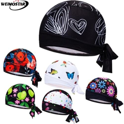 Weimostar Skull Cycling Cap Women Sport Scarf Summer Quick Dry Riding Bandana Ciclismo Mtb Bike Headwear Pirate Hat Headband