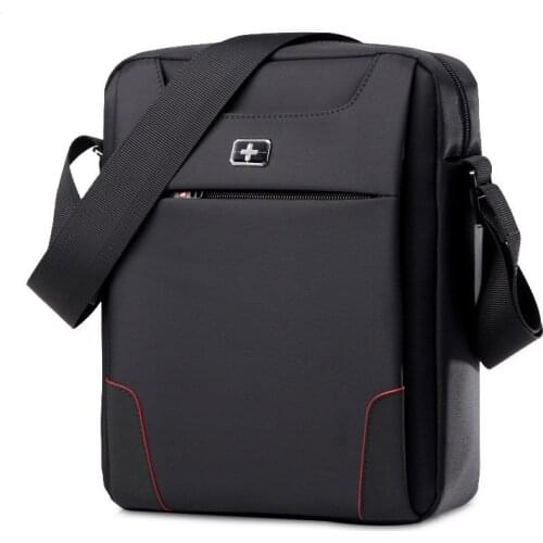 10.1 inch ipad bag swiss man bags Mens Single Shoulder Bag waterproof messenger bags for men 2019 bandolera hombre