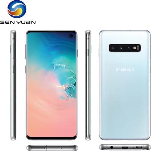 Original Samsung Galaxy S10 G973U Mobile Phone G973F 8GB RAM 128GB ROM Octa Core Snapdragon 855 NFC 4G LTE Unlocked CellPhone